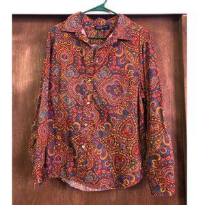 Jones New York Patterned Button Down